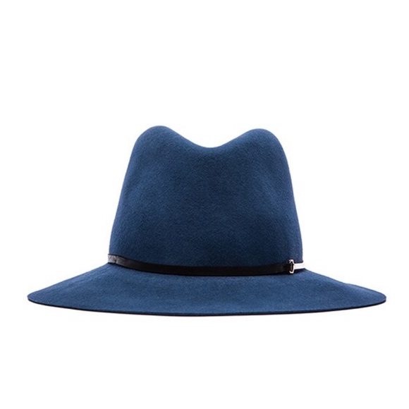 Janessa Leone Accessories - Janessa Leone Smoke Blue Sara Fedora - M